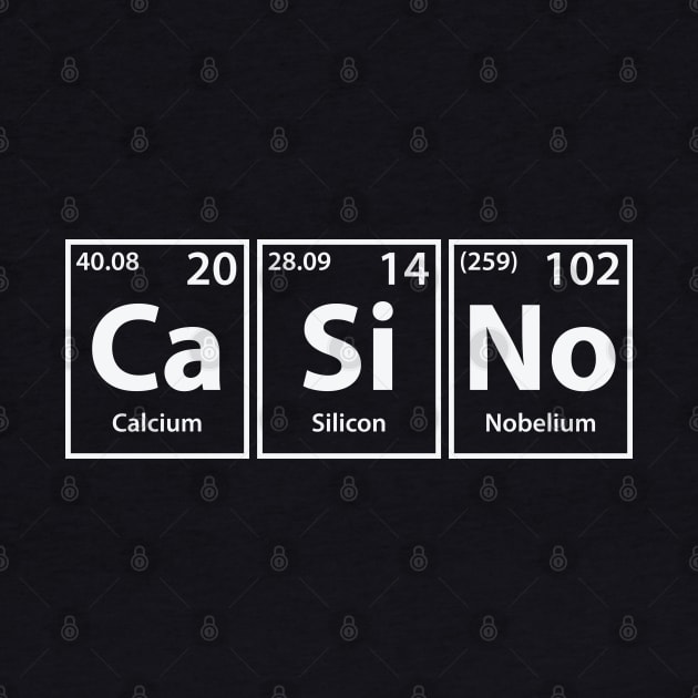 Casino (Ca-Si-No) Periodic Elements Spelling by cerebrands